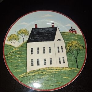2warren Kimble 8 Inch Plate Dish Sakura 1998 Brandon House Country Life Décor VT